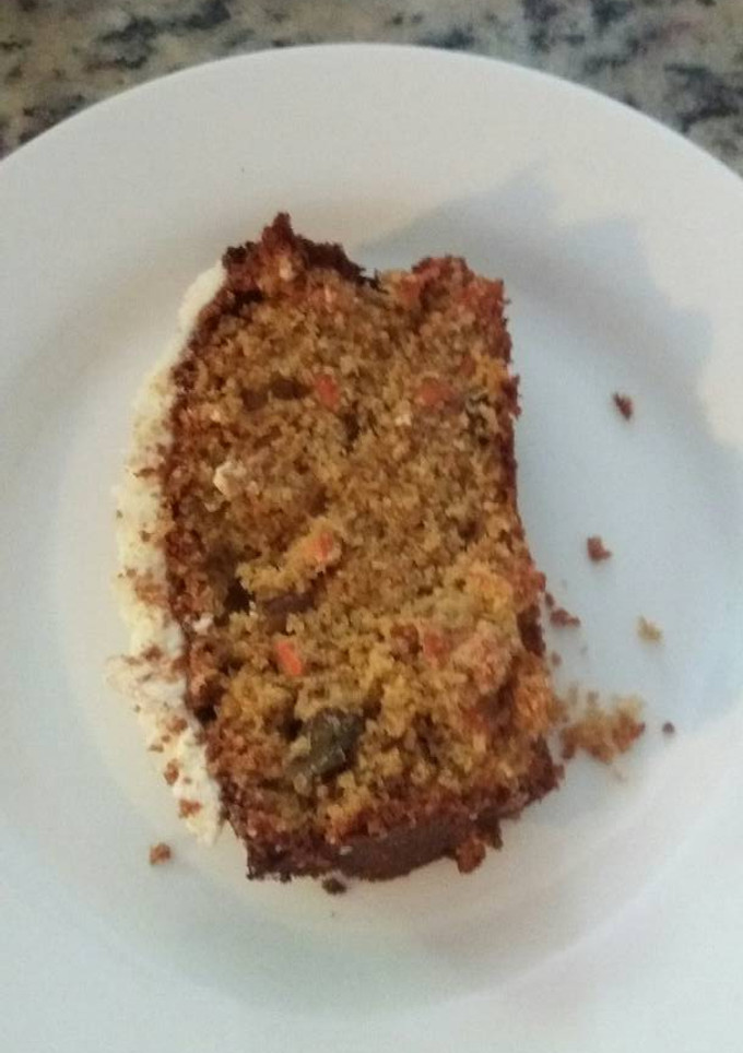 Una foto de Torta de zanahorias inglesa