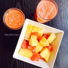 Watermelon, Pineapple Smoothie A picture of Watermelon, Pineapple Smoothie.