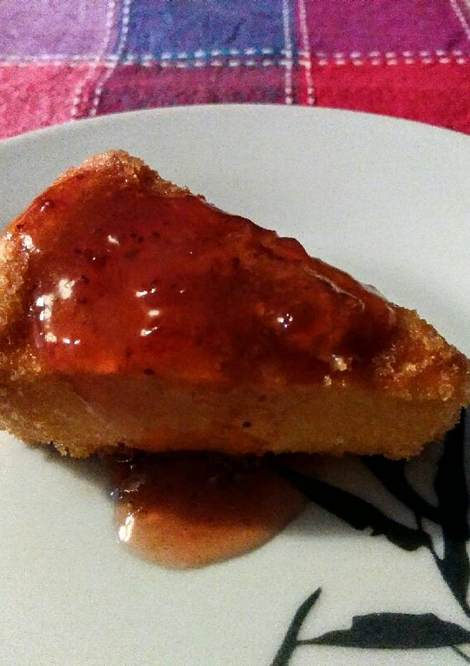 Una foto de Queso brie empanado con mermelada