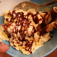 A picture of Mango Ice Cream😍😘.