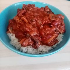 A picture of Chilli con carne (but no carne).