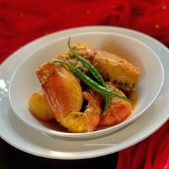 A picture of Chingri Curry.
