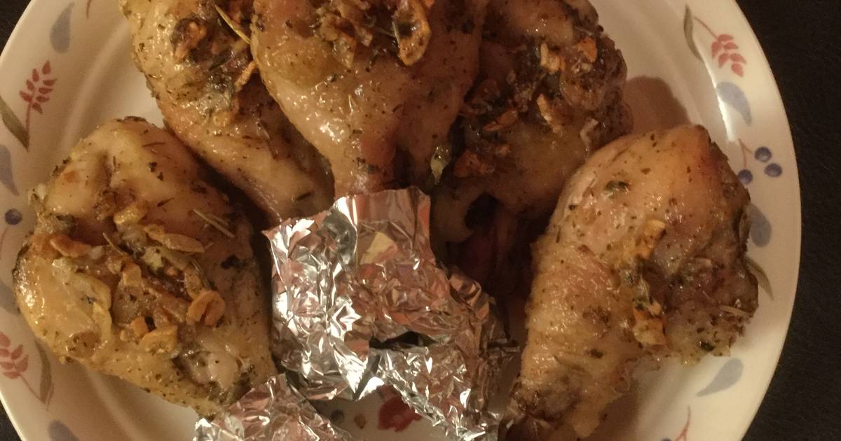 Garlic and Italian herb chicken drumstick Recipe by Saritha Cookpad
