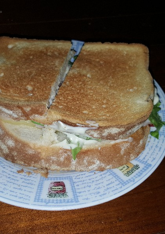 Una foto de Sándwich de la casa