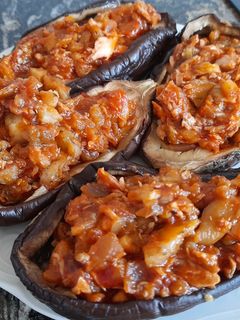 Una foto de Berenjenas rellenas de atún