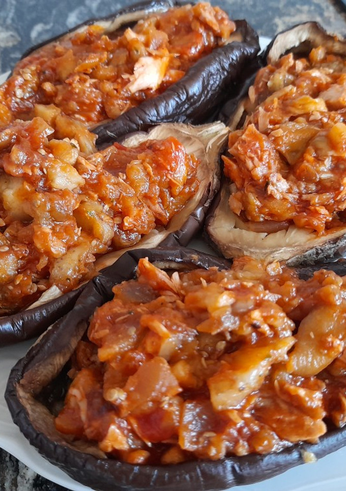 Una foto de Berenjenas rellenas de atún