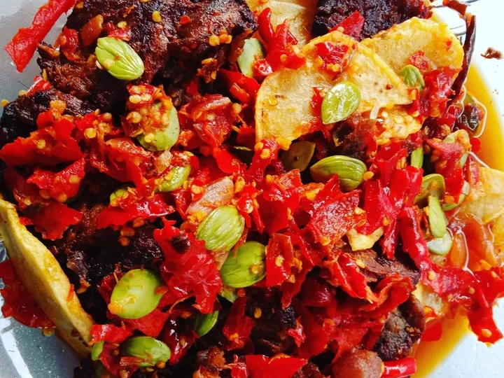 Cara Mudah Membuat Resep Dendeng balado yang  Bikin Ketagihan Anti Ribet, Mantap