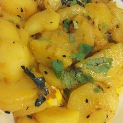 A picture of Spicy Allu fry.