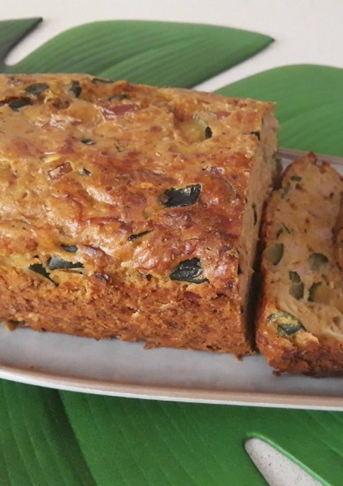 Una foto de Pastel de calabacín