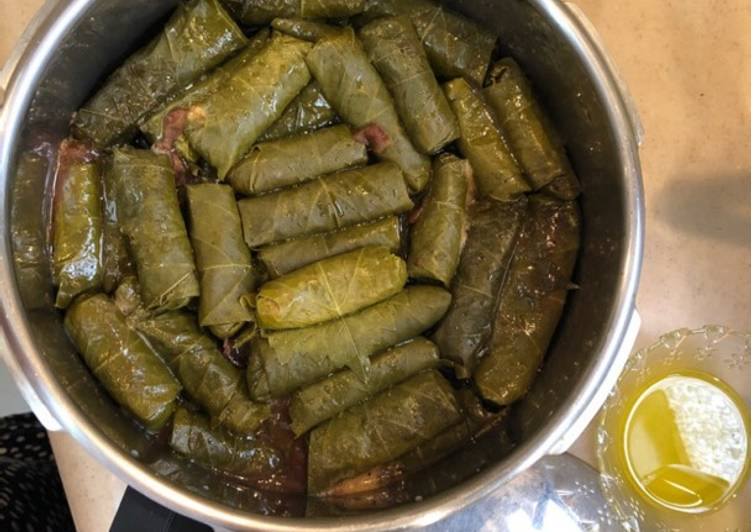 ورق عنب لذيذ بقدر الضغط