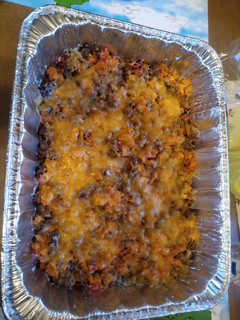A picture of Autumn's Doritos Casserole.