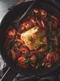 Pan Fried Cod With Onions & Tomatoes