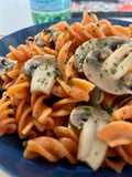 Pasta di Lenticchie rosse con funghi 🍄