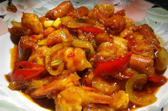 Cara Membuat Udang Sosis Asam Manis Enak