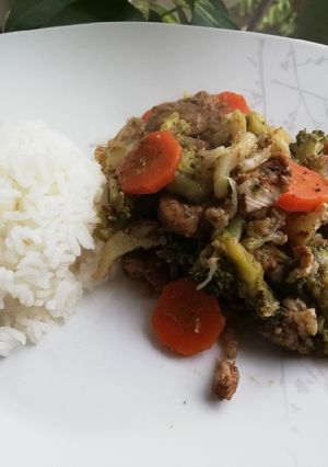 Una foto de Chapsui de pollo