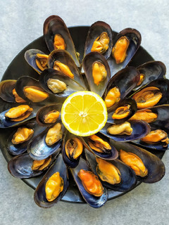 Una foto de Mejillones al vapor