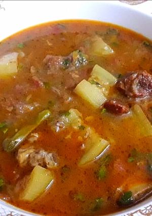 A picture of Lauki gosht (shorbay wala).