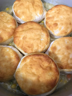 A picture of Biscuit Chicken Pot Pie.