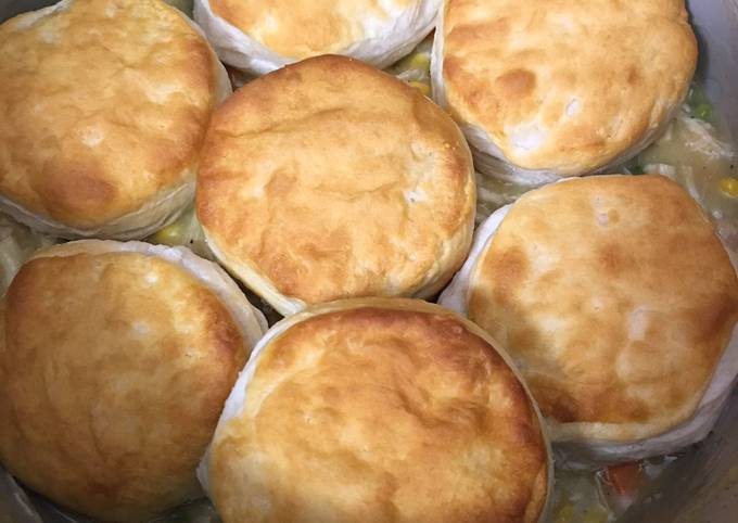 Biscuit Chicken Pot Pie