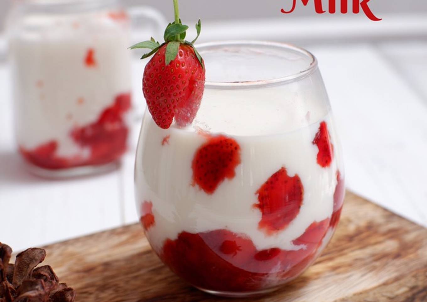 Korean Strawberry Milk kilat #homemadebylita
