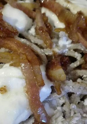 Gyors édes-sós túrós tészta szénhidrát diétába illesztve recept fotója