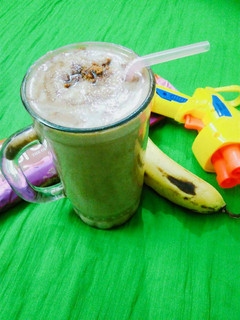 A picture of Banana milk shake.