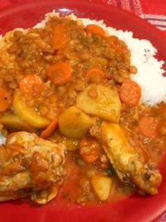 Una foto de Pollo a la cacerola: Receta de mami ❤️