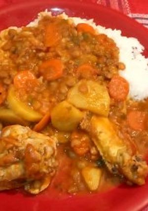 Una foto de Pollo a la cacerola: Receta de mami ❤️