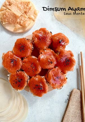 Foto resep Dimsum Ayam Saus Mentai