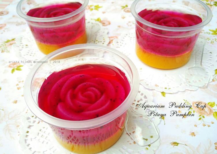 Aquarium Pudding Cup Pitaya Pumpkin