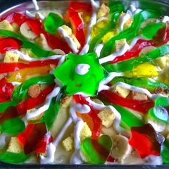 A picture of Fruit custard.