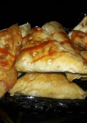 عکسی از دستور سمبوسه سبزیجات
