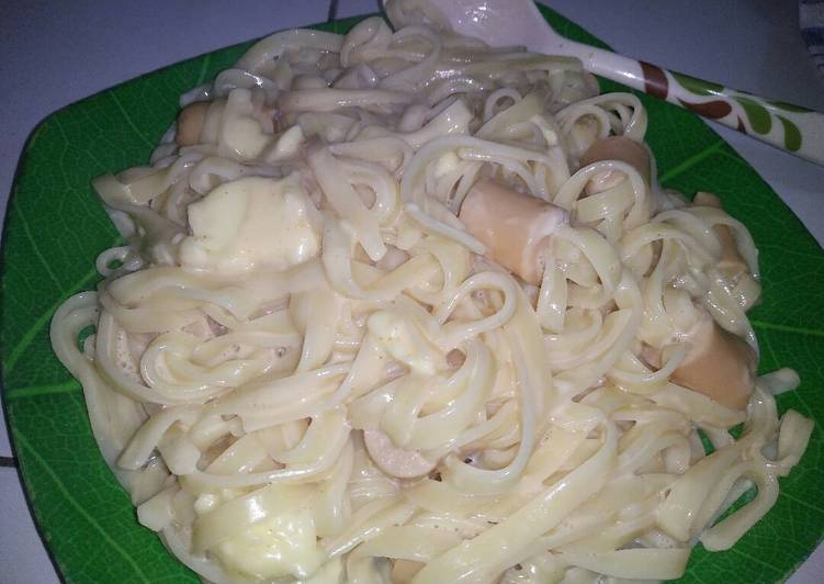  Resep  Cheesy pasta  ala anak asrama La  fonte  oleh Nia 