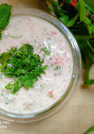 A picture of Mix Veg Raita.