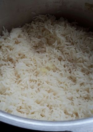 Una foto de Arroz en olla de presión