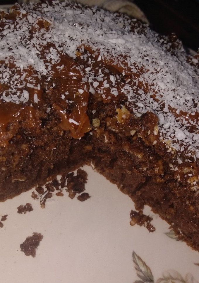 Una foto de Bizcochuelo de chocolate saludable (en olla essen) 🤤