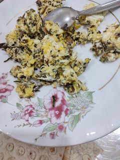 عکسی از دستور تخم مرغ و تره کوهی