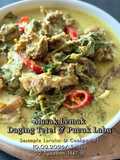 Masak Lemak Daging Tetel & Pucuk Labu