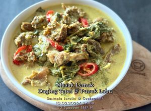 Gambar Masak Lemak Daging Tetel & Pucuk Labu
