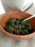Pesto di barbe di finocchi e bucce d'arancia