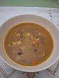 Minestra con patate, fagioli e carote #calendariosettembre