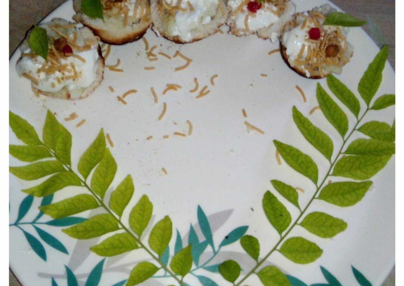 Katori quick bread chat made in appam tva