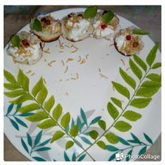 A picture of Instant bread catori chat made in appam tva.