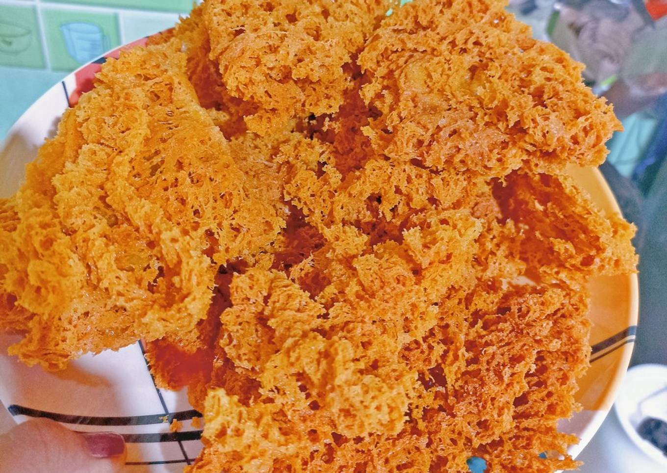 Kremesan Ayam Bersarang (dari air sisa ungkepan ayam)