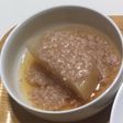 Japanese radish with soboro sauce of pork