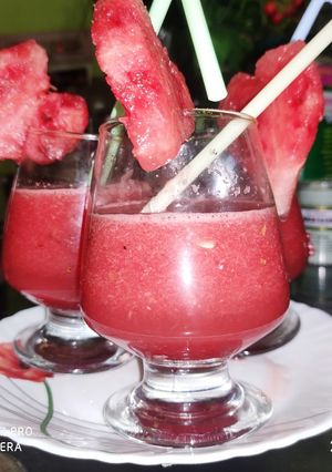 তরমুজের শরবত (tarmujer sharbat recipe in Bengali) রেসিপির প্রধান ছবি