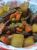 Nikujaga Beef Stew (lembut pakai presto)