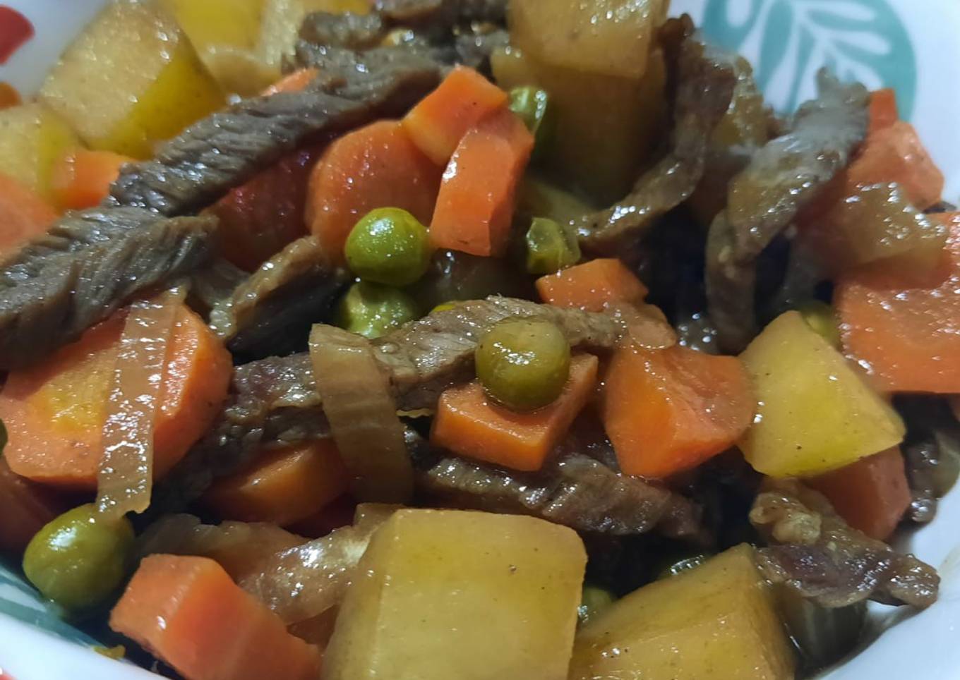 Nikujaga Beef Stew (lembut pakai presto)