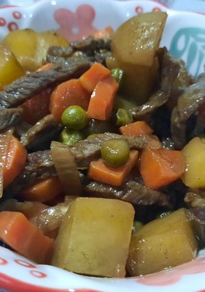Foto resep Nikujaga Beef Stew (lembut pakai presto)