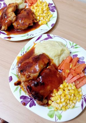 Foto resep Steak Ayam BBQ Teflon + Mashed Potato